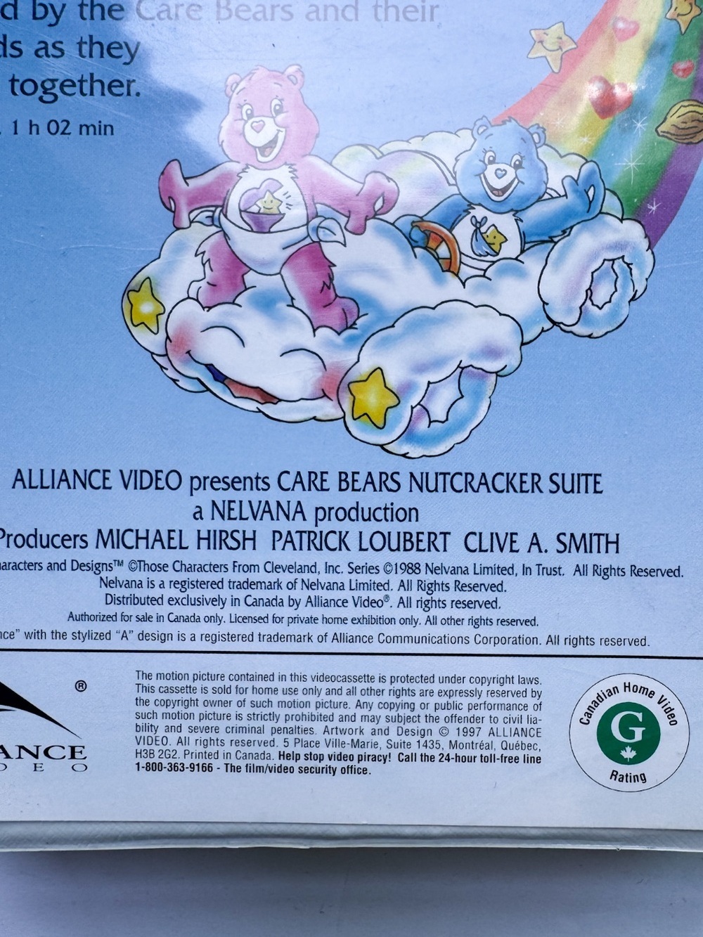 Vtg Care Bears Nutcracker Suite VHS 1988 Special - Picture 2 of 8